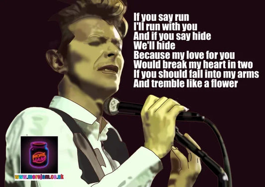 Let's Dance | David Bowie Card | More Jam