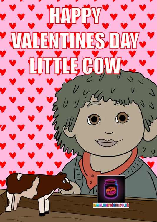 Happy Valentine's Day Little Cow | Tots TV Valentine's Day Card | More Jam