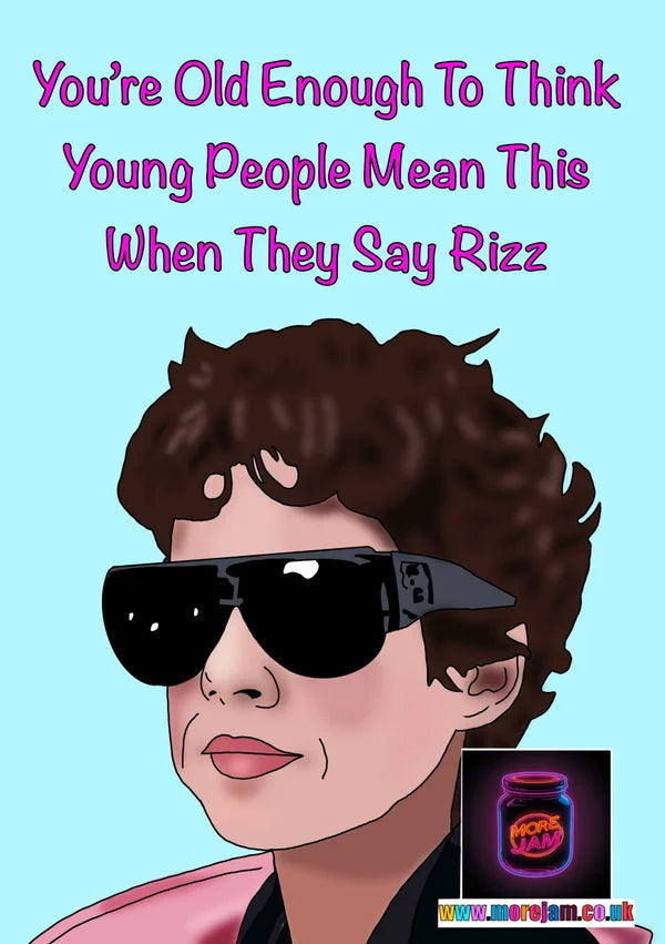 Rizz(o) | Funny Grease Card | More Jam