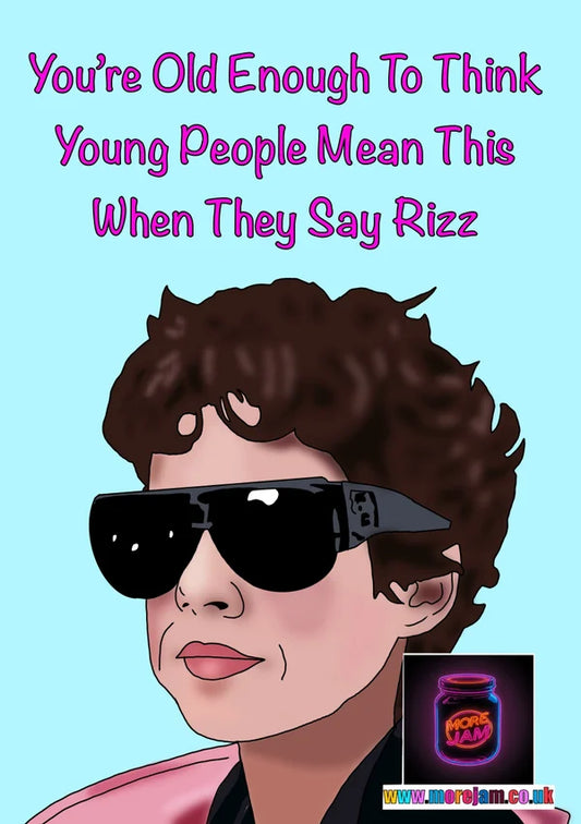 Rizz(o) | Funny Grease Card | More Jam