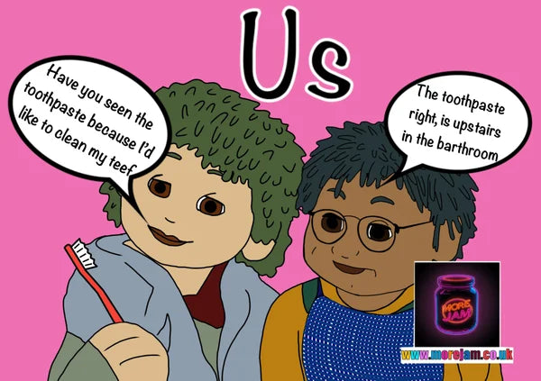The Barthroom Us | Funny Tots TV Card | More Jam