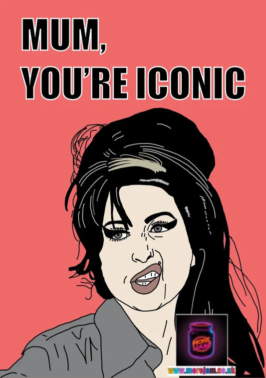 Amy Winehouse Mother's Day Card | More Jam