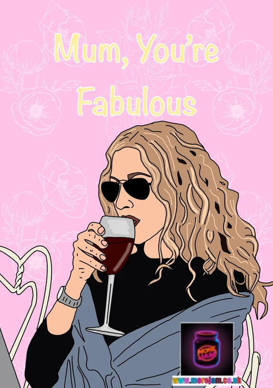 Carrie Bradshaw | Mother's Day Sex & The City Card | More Jam