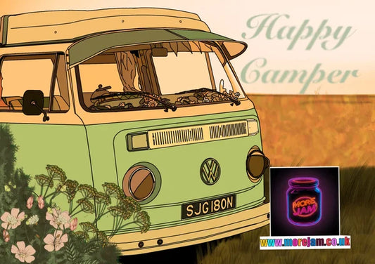 Happy Camper | VW Camper Van Life | More Jam