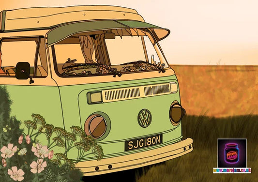 Any Occasion Card VW Camper Van | More Jam
