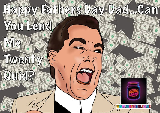 Lend Me Money | Goodfellas Father's Day Card | More Jam
