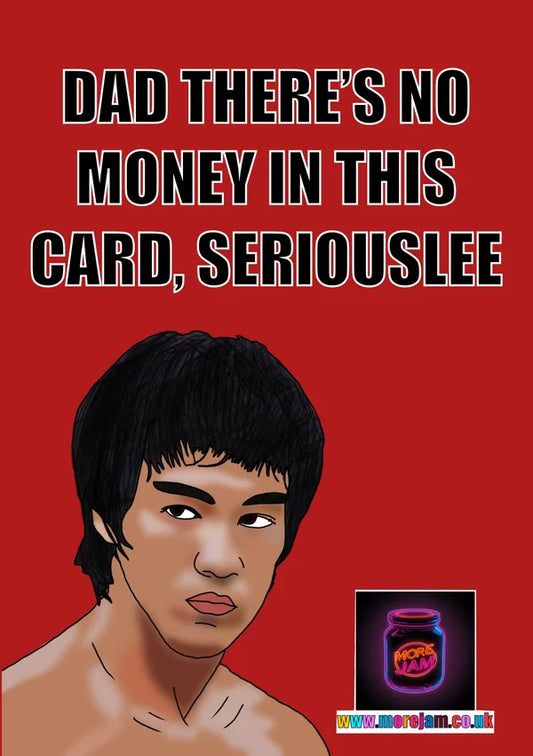 Fathers Day Card Bruce Lee | More Jam