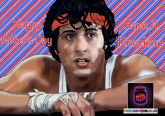 Fathers Day Card Rocky | More Jam