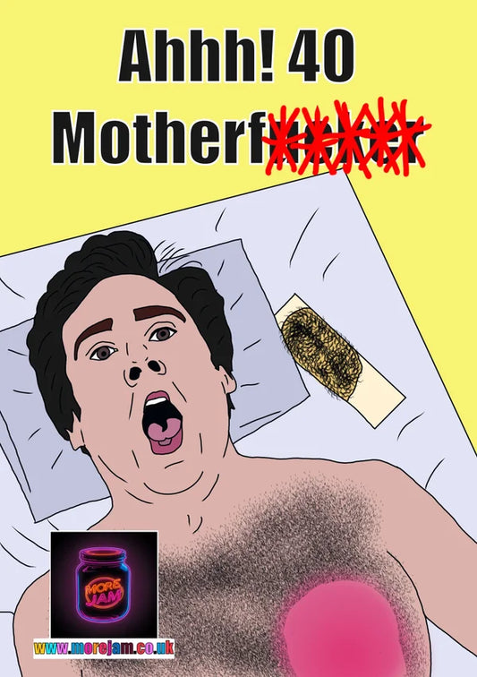 Birthday Card 40 Year Old Virgin | More Jam