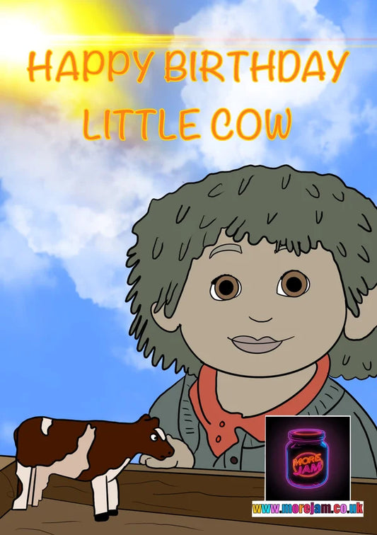 Happy Birthday Little Cow | Tots TV Birthday Card | More Jam