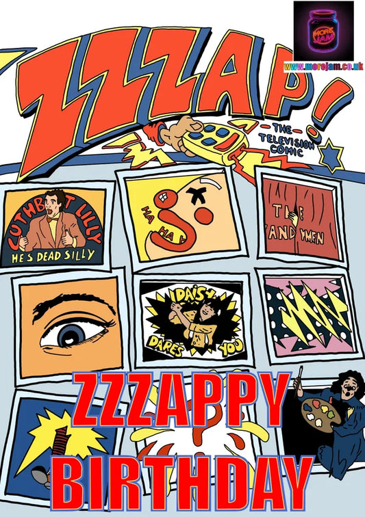 Birthday Card Zzzap! | More Jam