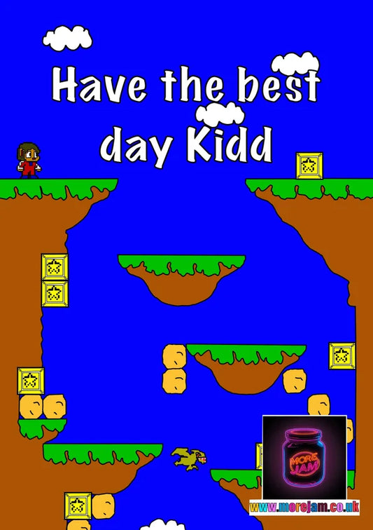 Alex the Kidd | Any Occasion 90s Card | More Jam