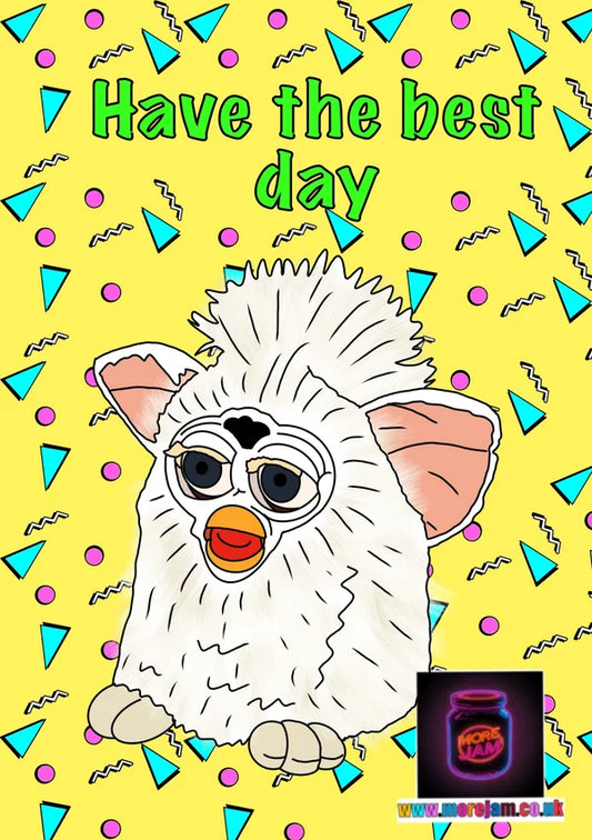 Funny 90s Furby Card | More Jam