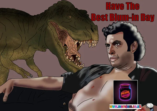 Jeff Goldblum | Funny Jurassic Park Any Occasion Card | More Jam