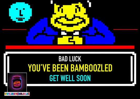 Bamboozled! Teletext | Get Well Soon Teletext Card | More Jam
