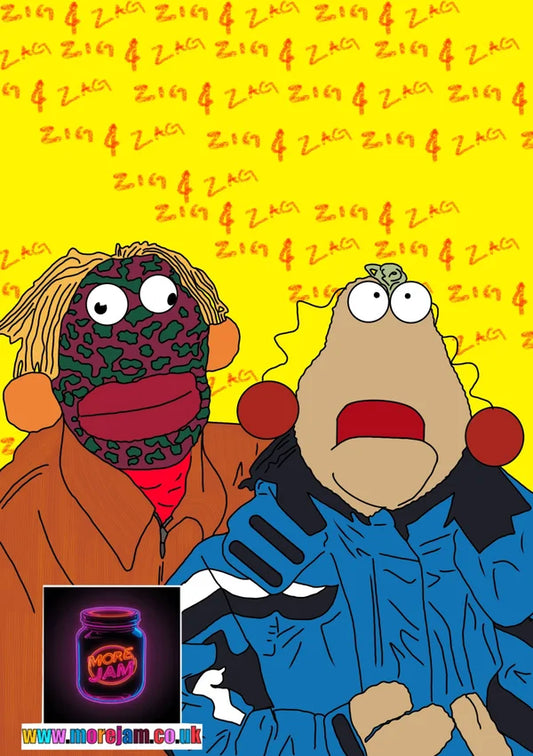 Any Occasion Card 90s Zig & Zag | More Jam