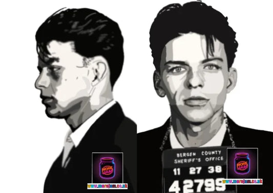 Frank Sinatra Mug Shots | Double Sided Card | More Jam