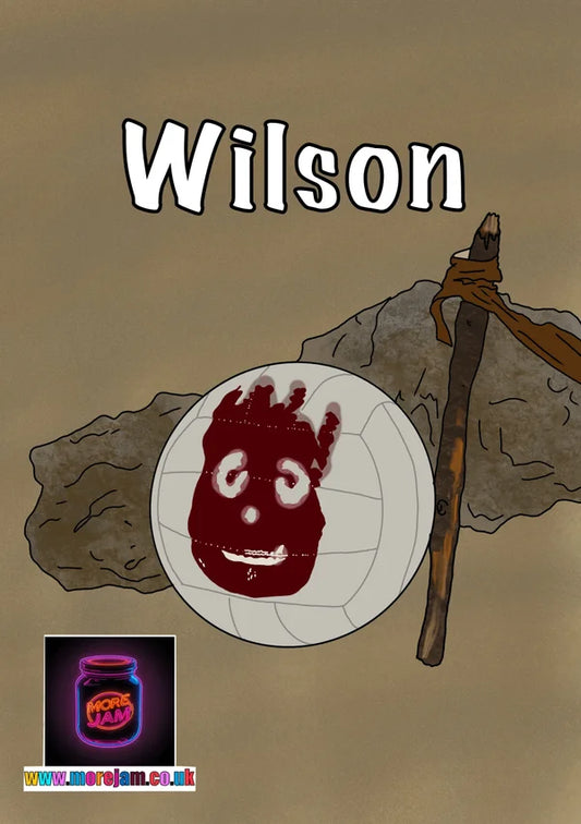Wilson | Funny Castaway Any Occasion Card | More Jam