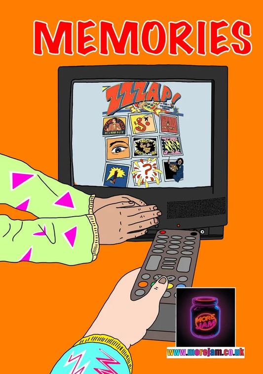 TV Blocking Zzzap! | 90s TV Show Card | More Jam