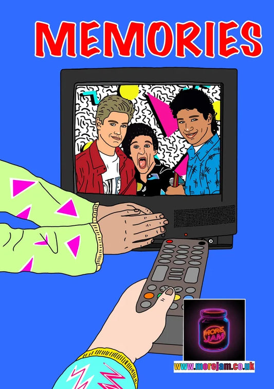 TV Blocking Saved By The Bell | 90s TV Show Card | More Jam