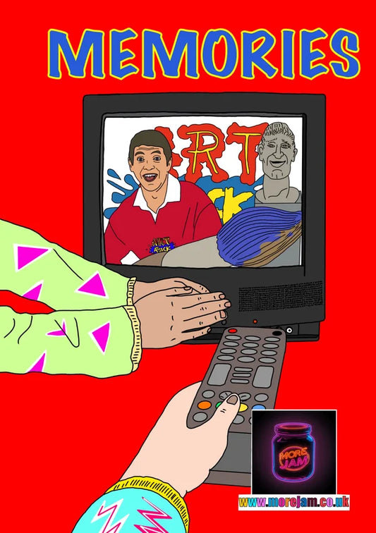TV Blocking Art Attack | 90s TV Show Card | More Jam