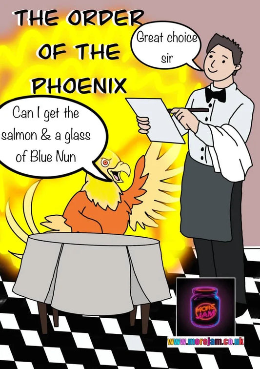 Fathers Day Card Dad Jokes Order of the Phoenix | More Jam