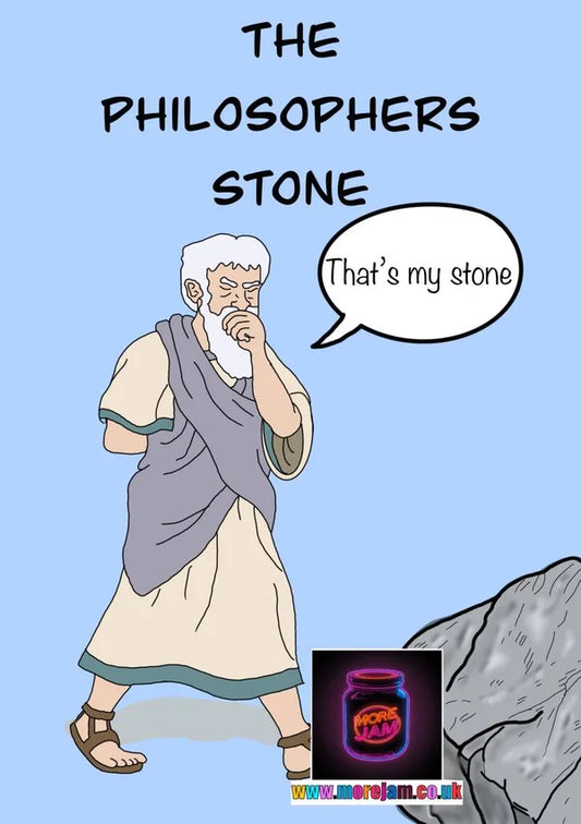 Fathers Day Card Dad Jokes The Philosophers Stone | More Jam