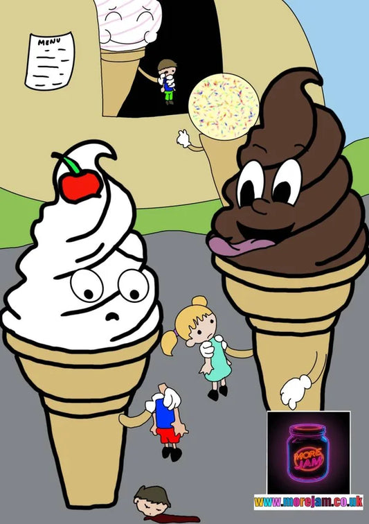 Fathers Day Card Dad Jokes Parallel Universe Ice Cream Licks | More Jam