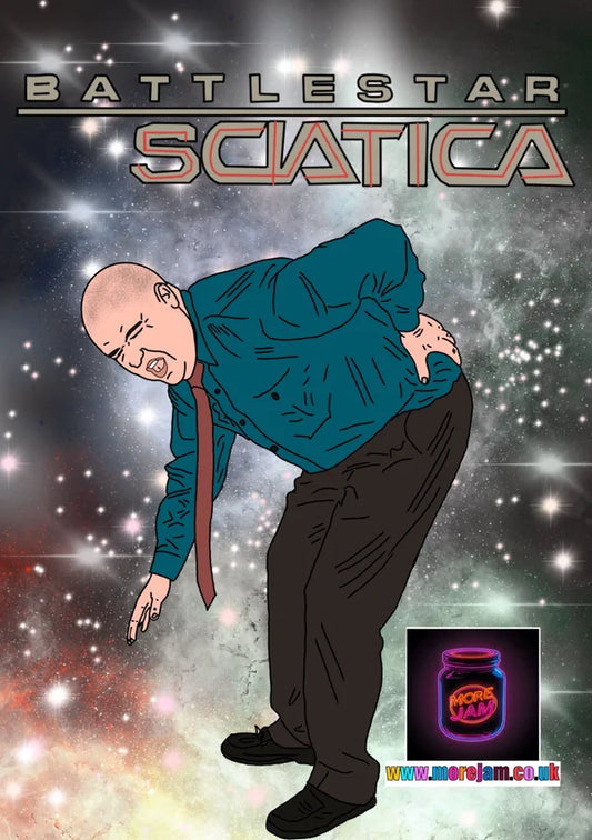 Any Occasion Card Battlestar Sciatica | More Jam