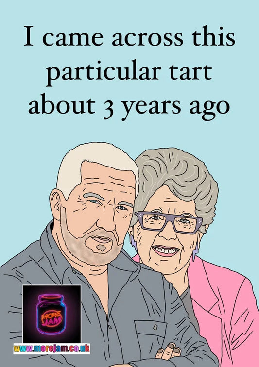 Any Occasion Card Great British Bake Off Tart | More Jam