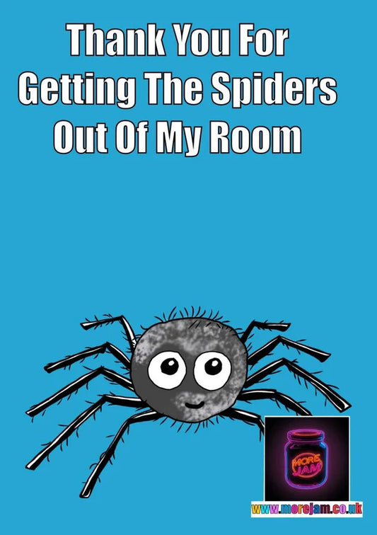 Thanks for Getting the Spiders Out | Card for Dad | More Jam