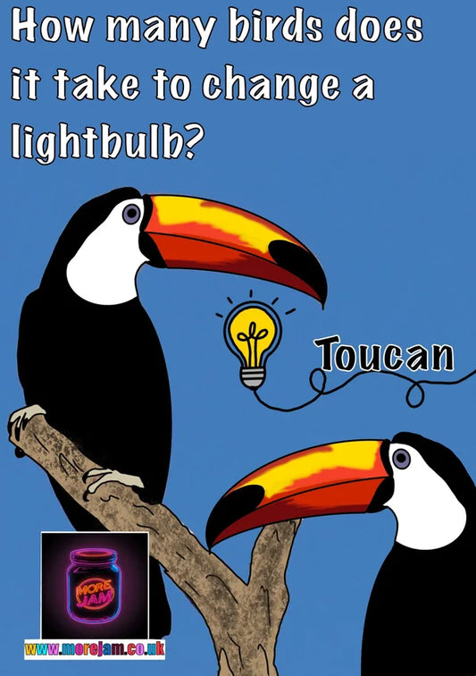 Toucan Dad Joke | Funny Father's Day Card | More Jam