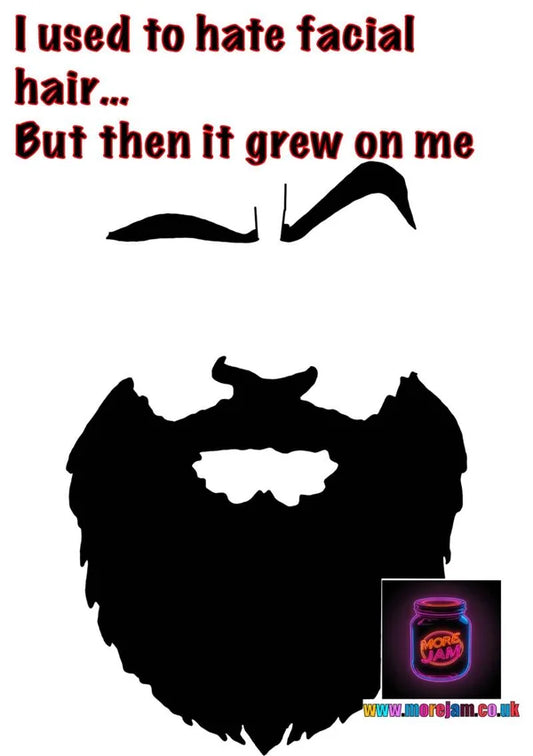 Beard Dad Joke | Funny Dad Joke Card | More Jam