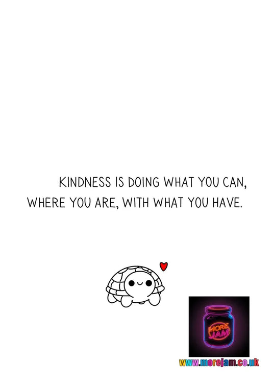 Kindness Tortoise Card | More Jam