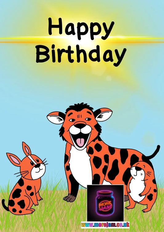 Laughing Cuties Birthday Card | More Jam