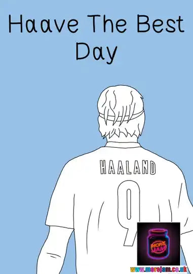 Haaland Man City Card | More Jam