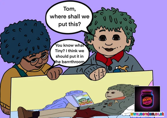 Put It In The Barrrrthroom | Any Occasion Tots TV Card | More Jam
