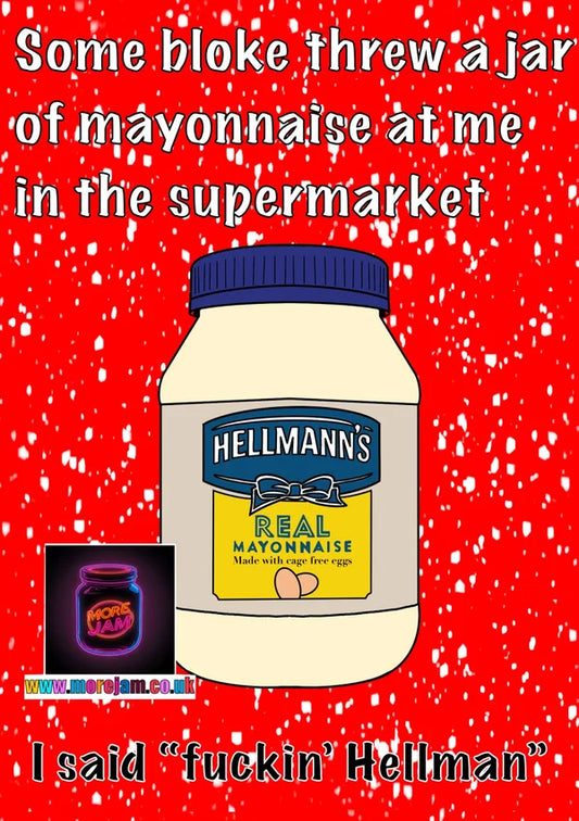 Christmas Card Christmas Cracker Jokes Hellmans Mayo | More Jam