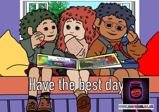Any Occasion Tots TV Card | More Jam