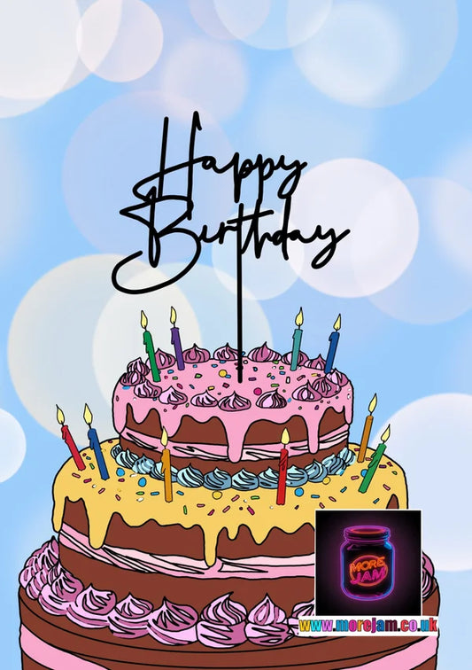 Birthday Cake | Happy Birthday Card | More Jam