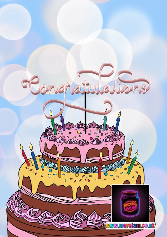 Congratulations Cake | Congratulations Card | More Jam