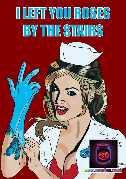 Blink 182 Roses By The Stairs | Any Occasion blink-182 Card | More Jam