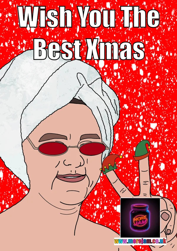Christmas Card Lewis Capaldi Peace Sign | More Jam