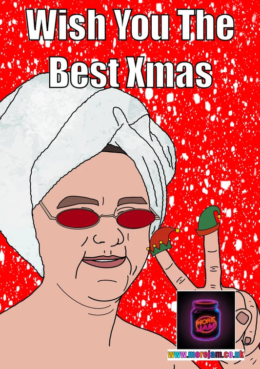Christmas Card Lewis Capaldi Peace Sign | More Jam