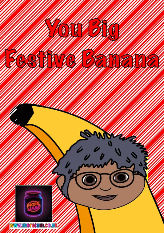 Festive Banana | Tots TV Christmas Card | More Jam