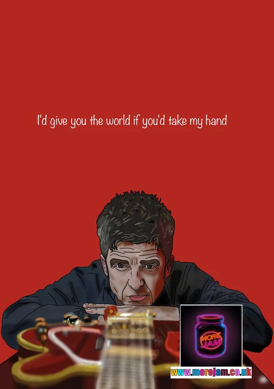 Ballad Of The Mighty I | Noel Gallagher Card | More Jam