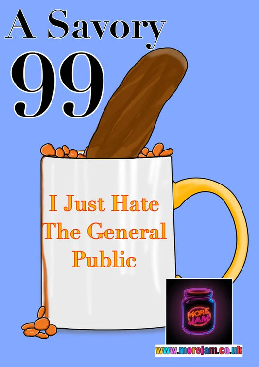 A Cup of Beans | Funny Alan Partridge Greetings Card | More Jam
