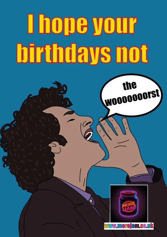 Jean Raplhio Birthday Card | Funny Parks & Recreations Birthday Card | More Jam