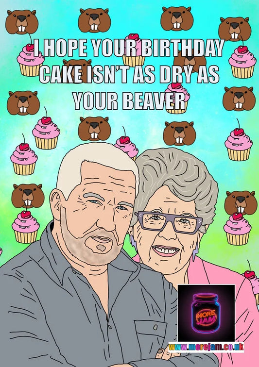 Birthday Card Dry Beaver | More Jam