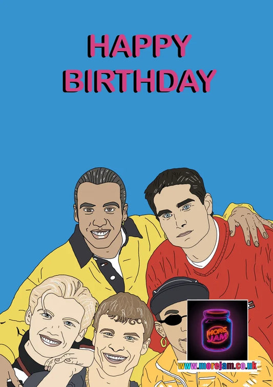 Birthday Backstreet Boys Card | More Jam